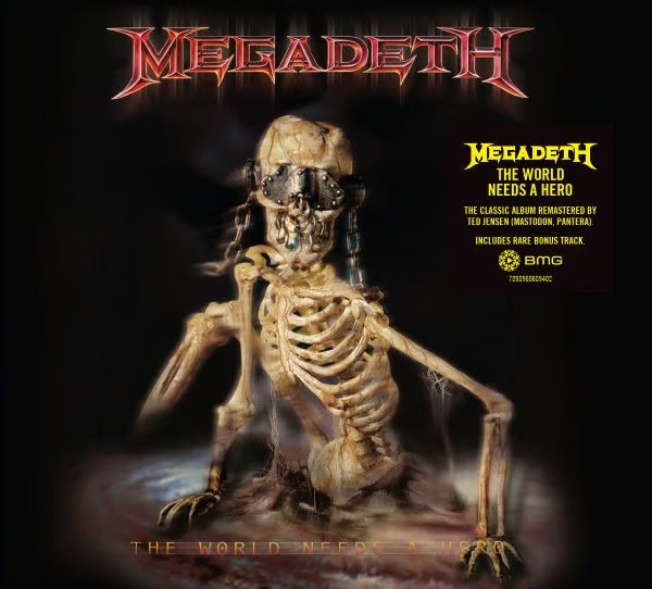 CD-Megadeth:WORLD NEEEDS A HERO(Relançamento de 2001/Slipcase/Remaster 2019)