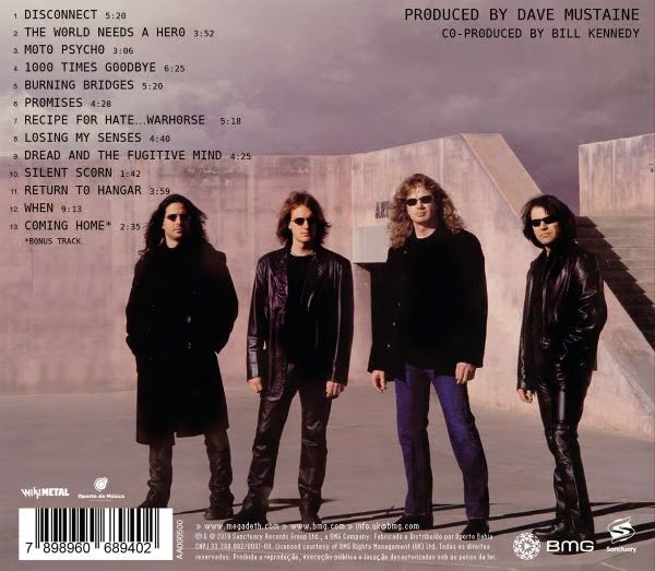 CD-Megadeth:WORLD NEEEDS A HERO(Relançamento de 2001/Slipcase/Remaster 2019)