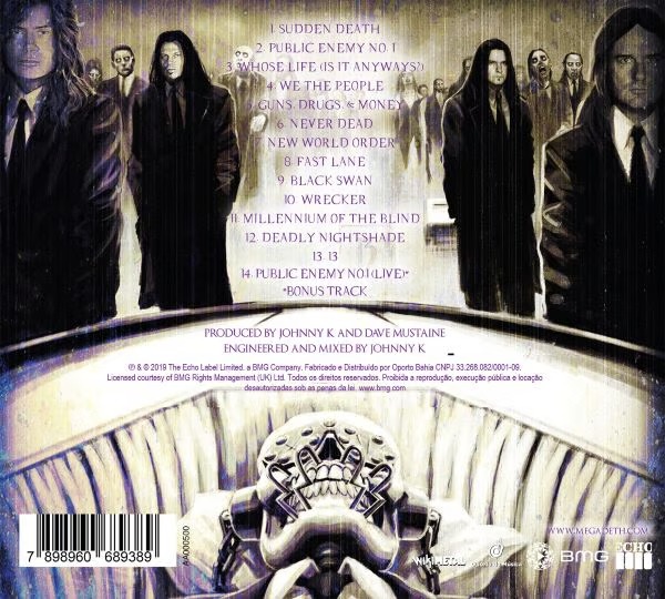 CD-Megadeth-Th1rt3en(Relançamento de 2011/Slipcase+1 Bônus)