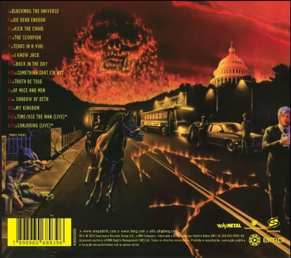 CD-Megadeth:THE SYSTEM HAS FAILED(Relançamento de 2004/Slipcase/Remaster 2019)