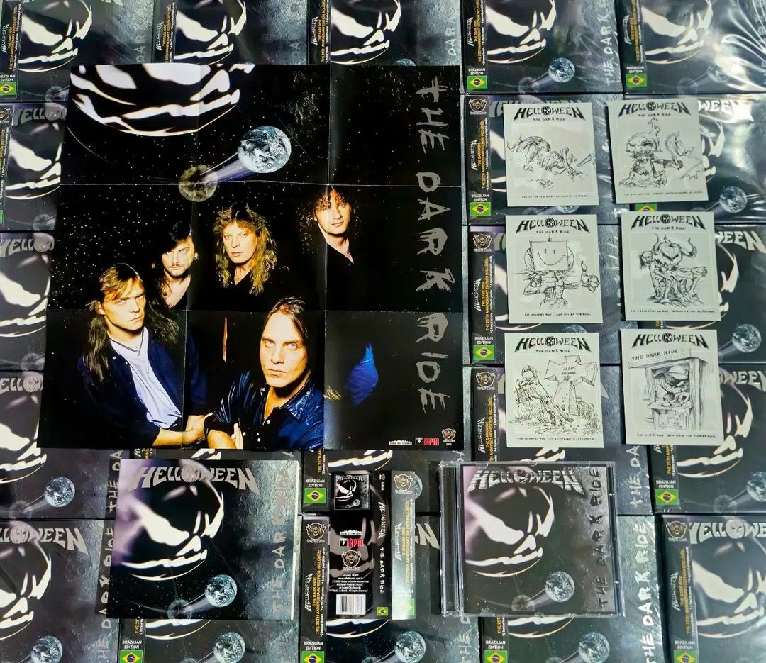 CD-Helloween-THE DARK RIDE(Ed.25 Anos/Slipcase+6 cards+Poster+Bônus)