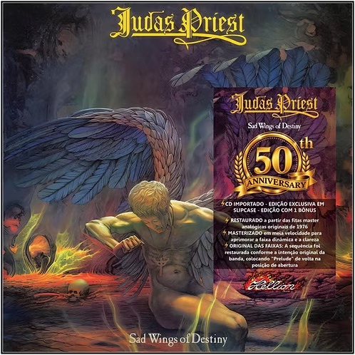 CD-Judas Priest–Sad Wings Of Destiny(Slipcase/Ed de 50 anos/Remaster/Importado+1 Bônus)